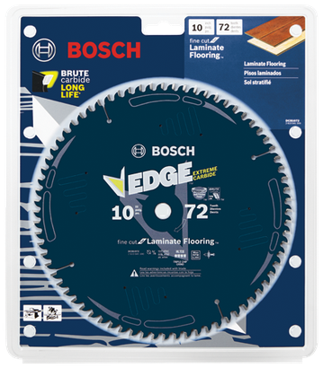 10 In. 72 Tooth Edge Table and Miter Saw Blade for Melamine, Laminate Flooring, Laminate Panels_DCB1072_PKG