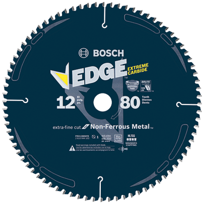 12 In. 80 Tooth Edge Non-Ferrous Metal-Cutting Circular Saw Blade_PRO1280NFB_Hero