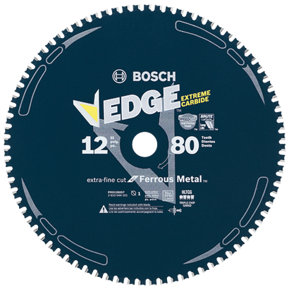 12 In. 80 Tooth Edge Circular Saw Blade for Ferrous Metal Cutting, PRO1280ST, Hero