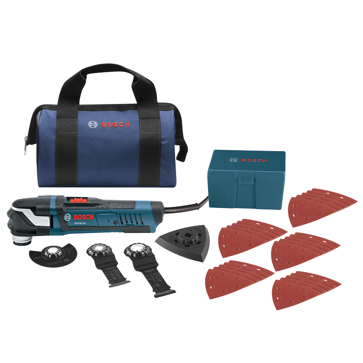 StarlockPlus™ Oscillating Multi-Tool Kit with Snap-In Blade Attachment_GOP40-30B_Kit