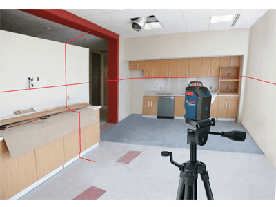 Self-Leveling 360° Line and Cross Laser  Self-Leveling 360° Line and Cross Laser_GLL 2-20_Kitchen_3Sides