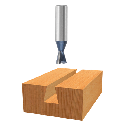 9° x 3/8 In. Carbide Tipped Dovetail Bit