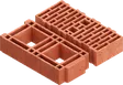 Hollow brick building block