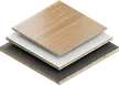 Plastic coated boards