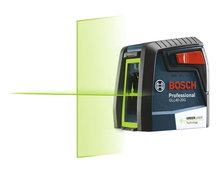 Bosch GLL40-20G green-beam cross-line laser