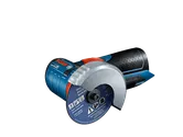 Bosch GWS12V-30 angle grinder, CW1LM300, with a 3" 76mm wheel, 20100 MAX RPM.