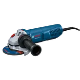 BOSCH GWS 13-50PD HD angle grinder, with a black handle, and blue grinding disc.