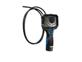 Bosch inspection camera, "Professional", with flexible tube, displaying a view inside a pipe.