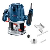 Bosch GOF13-25 1-3/4 HP Mid-Size Plunge Router shown on a white background.