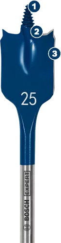 o387075v12 2840093DrillEXPERTSelfCutSpeedSpadeNoGlow