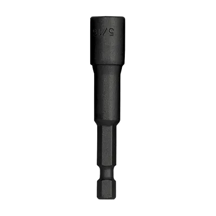 Extra Hard Quick Change nutsetter bit, 5/16 In. size, 2-9/16 In. long, magnetic