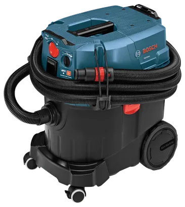 Bosch vacuum cleaner with hose and handle.