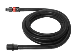 Black hose with red connector.