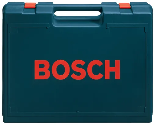 BOSCH dark blue and orange tool case.
