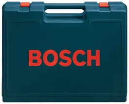 BOSCH dark blue and orange tool case.