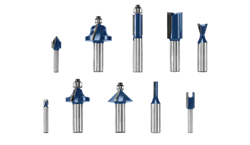10 pc. All-Purpose Router Bit Set