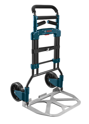 Bosch hand truck with wheels and "BOSCH" logo.