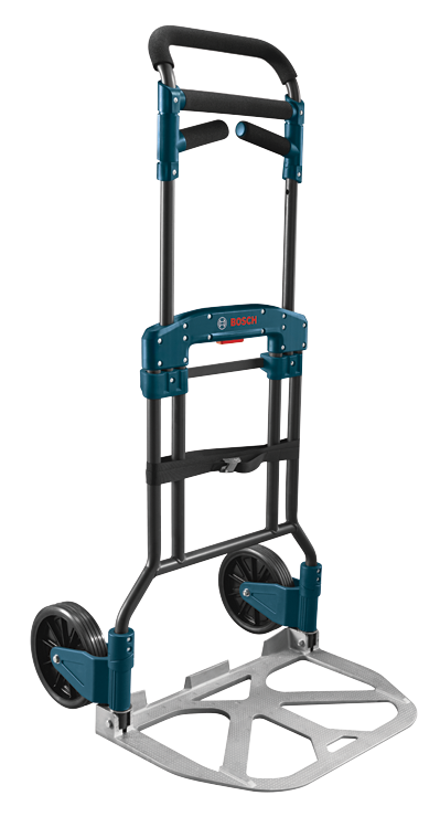 Bosch hand truck with "Bosch" logo.