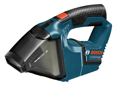 Bosch Lithium-Ion 12V Microfilter System hand vacuum.