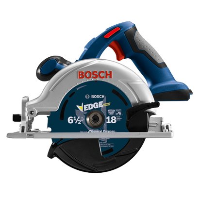 Bosch 6 1/2" circular saw, with EDGE EXTREME CARBIDE blade, "18" teeth.