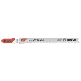 Bosch T102D jigsaw blade for Plastic, Swiss Made.