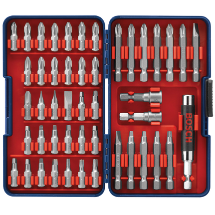 47 pc. High-Carbon Steel Hex Shank Screwdriver Bit Set