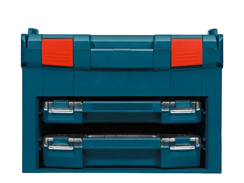 Bosch toolbox, with red "Bosch" wordmark.