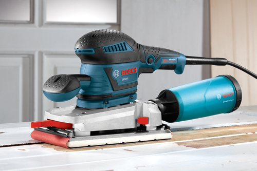 Bosch OS50VC sander with Vibration Control and Microfilter System.