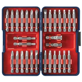 Bosch bit set, with multiple screwdriver bits.