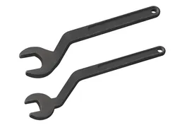 Two black wrenches.