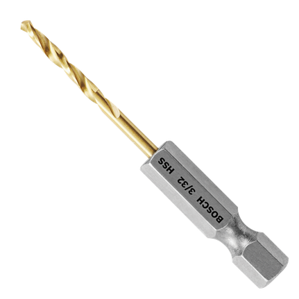 3/32 In. Impact Tough™ Titanium Nitride Coated Drill Bit