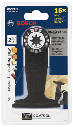 2-1/2 In. StarlockPlus™ Bi-Metal Plunge Cut Blade_OSP212F_PKG