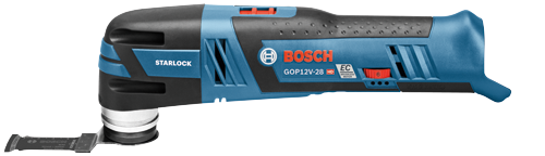Bosch GOP12V-28 HD multi-tool, with Starlock blade.