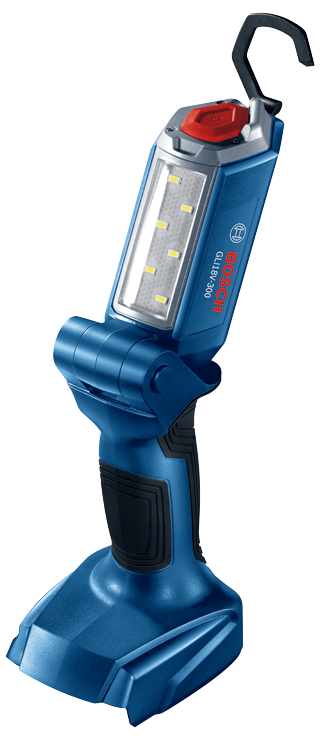 Bosch LED work light with model number GLI 18V-1200 C.