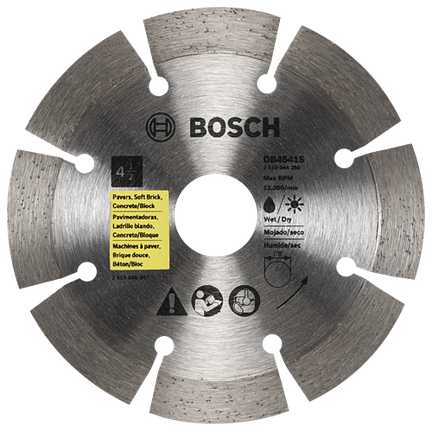 4-1/2 In. Standard Segmented Rim Diamond Blade for Universal Rough Cuts