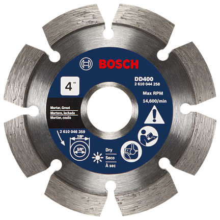 4 In. Premium Segmented Tuckpointing Blade