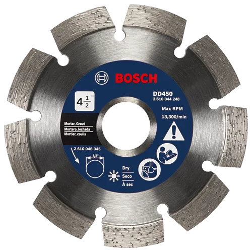 thumbnail image 2 of Bosch 5in Premium Segmented Tuckpointing Blade DD450 - Acme Tools 2 of 14