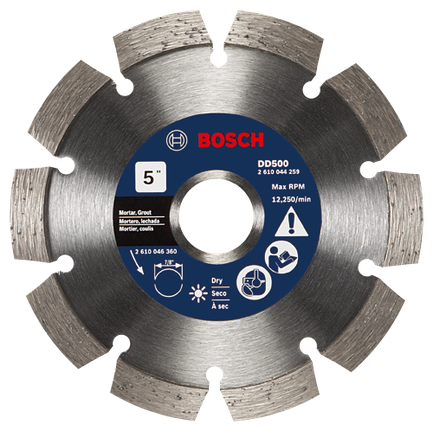 5 In. Premium Segmented Tuckpointing Blade