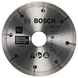 Bosch 4 1/2" circular blade DD4510S for Mortar, Grout, Max RPM 8,300/min.