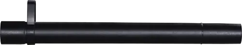 Black cylindrical device with a handle.