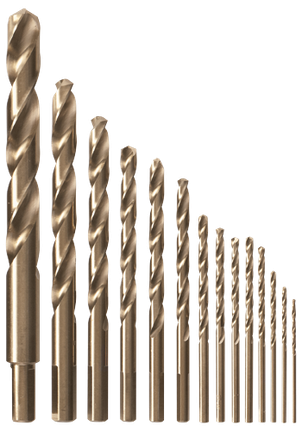 14 pc. Cobalt M42 Drill Bit Set