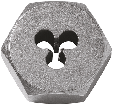 1/4 In. - 28 High-Carbon Steel Fractional Hex Die
