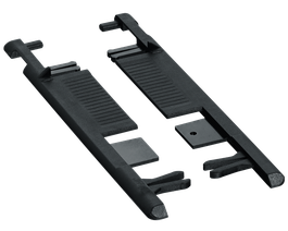 Black plastic components.