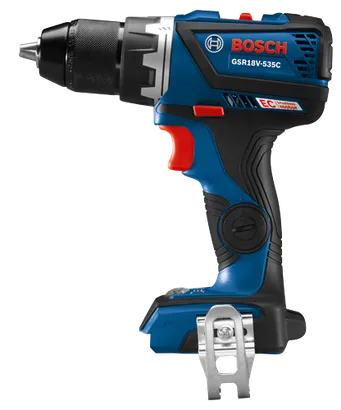 Bosch GSR18V-535C cordless drill with 'EC brushless motor'.
