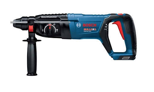 Bosch BULLDOG GBH18V-26D cordless hammer.