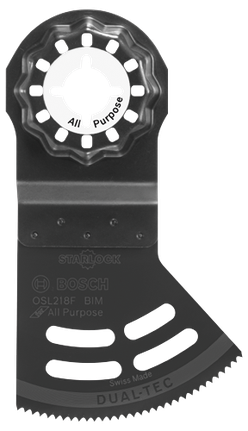 2-1/8 In. Starlock® Oscillating Multi-Tool 2-in-1 Dual-Tec Bi-Metal Plunge Blade