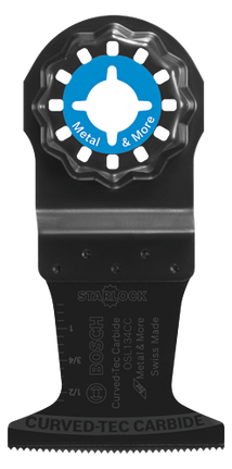 1-3/4 In. Starlock® Oscillating Multi-Tool Curved-Tec Carbide Extreme Plunge Blade