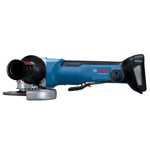 Bosch GWX18V-50PC angle grinder.