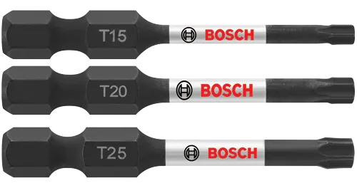 3 pc. Impact Tough™ 2 In. Torx® Screwdriving Bit Set
