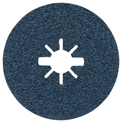 25 pc. 4-1/2 In. 36 Grit X-LOCK Coarse Grit Abrasive Fiber Discs